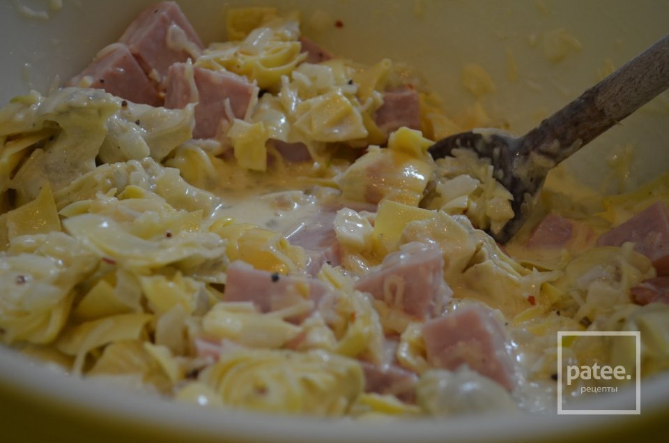 Пирог с ветчиной и артишоками - Шаг 17