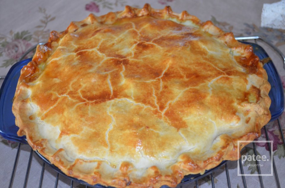 Пирог с ветчиной и артишоками - Шаг 23