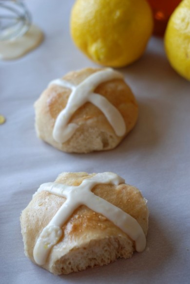 Рецепт Лимонные булочки с глазурью