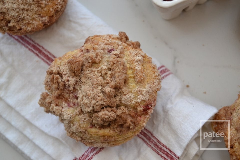Малиновые кексы - Шаг 10