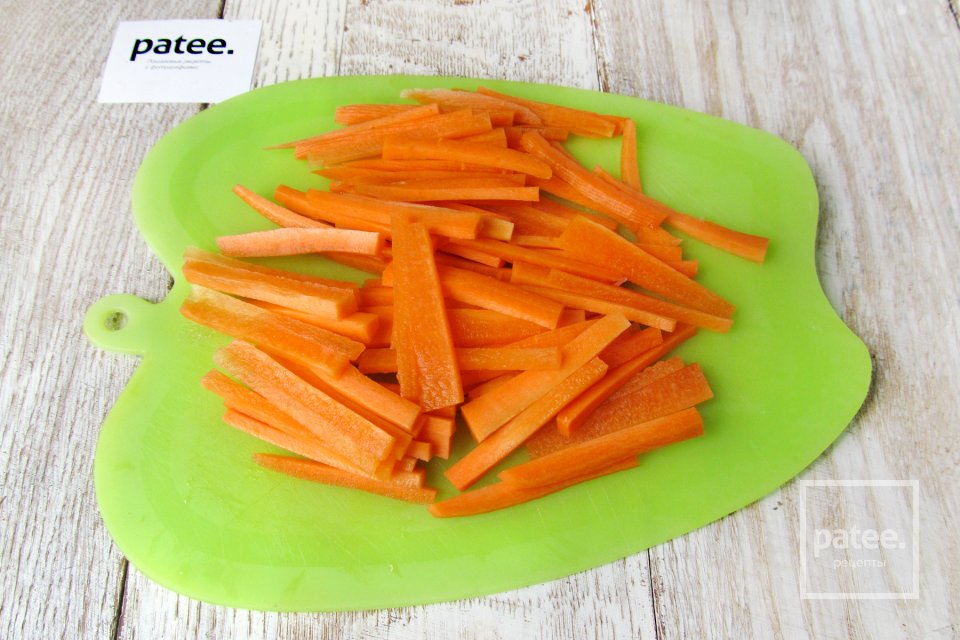 Плов с сердцем в мультиварке - Шаг 4