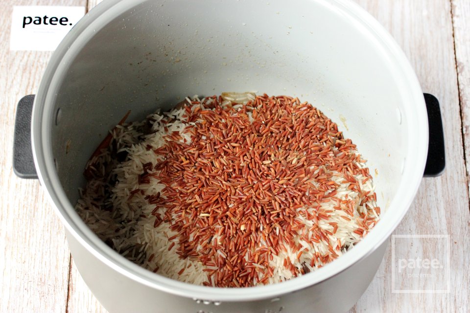 Плов с сердцем в мультиварке - Шаг 11