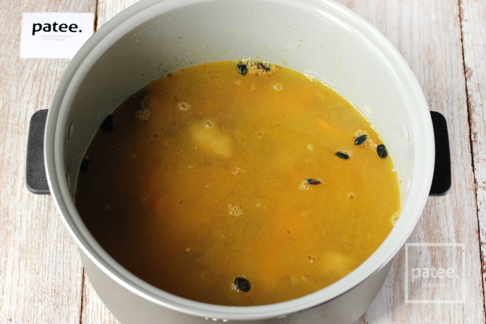 Плов с сердцем в мультиварке - Шаг 15