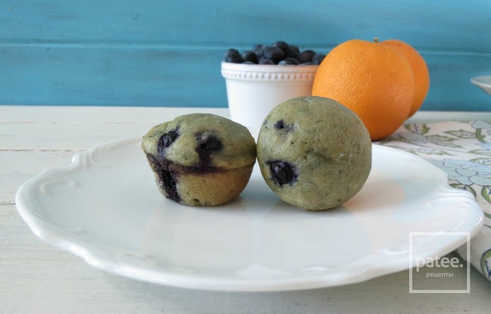 Чернично-апельсиновые кексы - Шаг 1