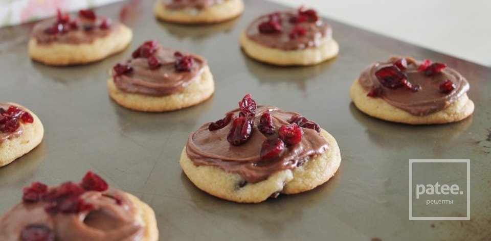 Клюквенное печенье с глазурью - Шаг 12