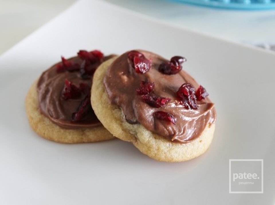 Клюквенное печенье с глазурью - Шаг 19