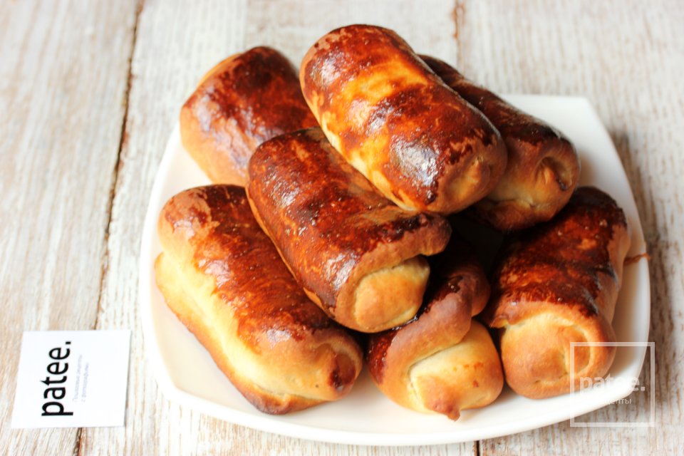 Пирожки из дрожжевого теста с абрикосами - Шаг 15