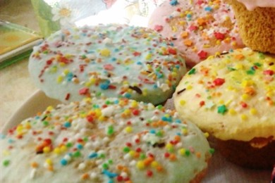 Кокосовые кексы с ананасами - приготовление