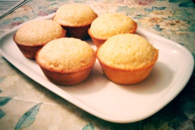 Кокосовые кексы с ананасами - приготовление