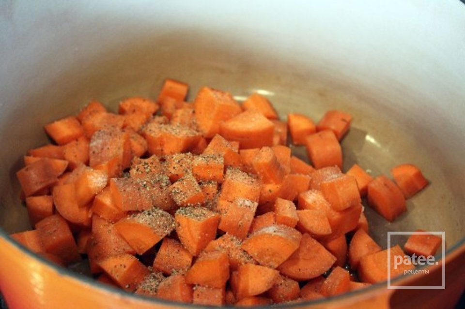 Морковный суп с острым чеддером - Шаг 3
