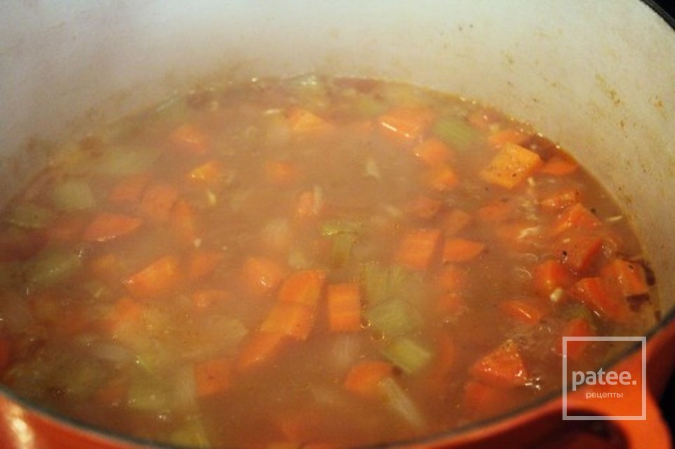 Морковный суп с острым чеддером - Шаг 13