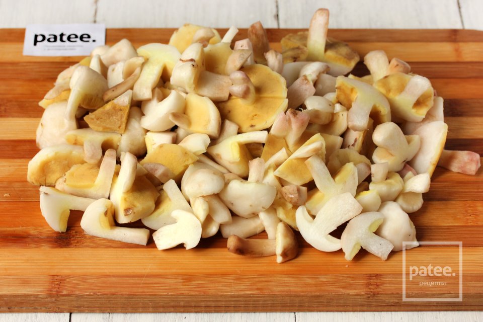 Маслята в сметане - Шаг 3