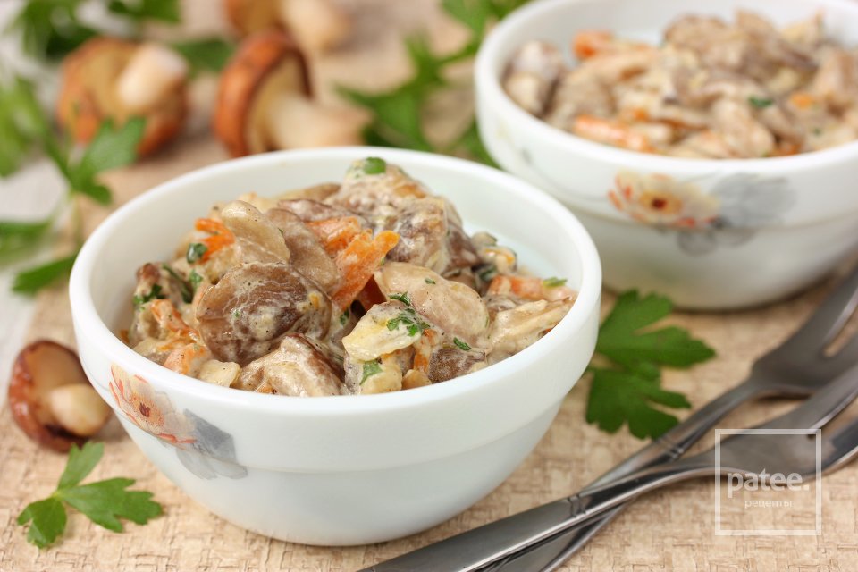 Маслята в сметане - Шаг 13