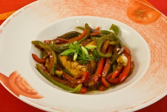 Лосось в пивном соусе