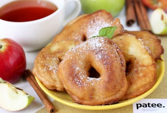 Яблочные кольца в пивном кляре