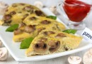 Омлет с грибами в мультиварке