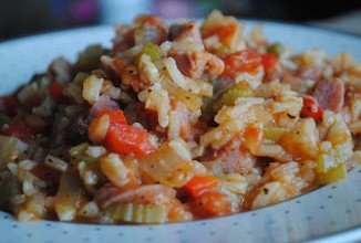 Джамбалайя с ветчиной