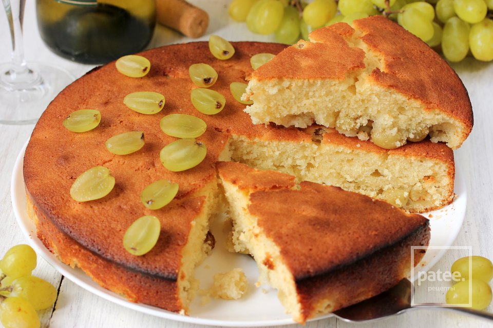 Винный пирог с виноградом - Шаг 17