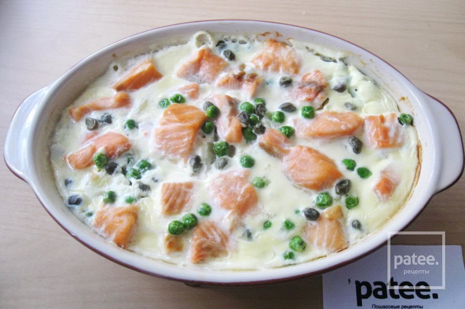 Запеканка из форели с картофелем - Шаг 13