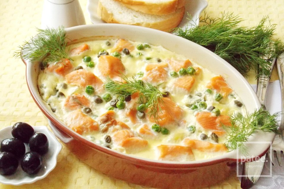 Запеканка из форели с картофелем - Шаг 15