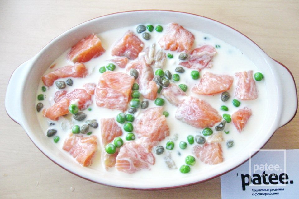 Запеканка из форели с картофелем - Шаг 12