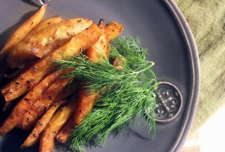 Сладкий картофель фри по-креольски