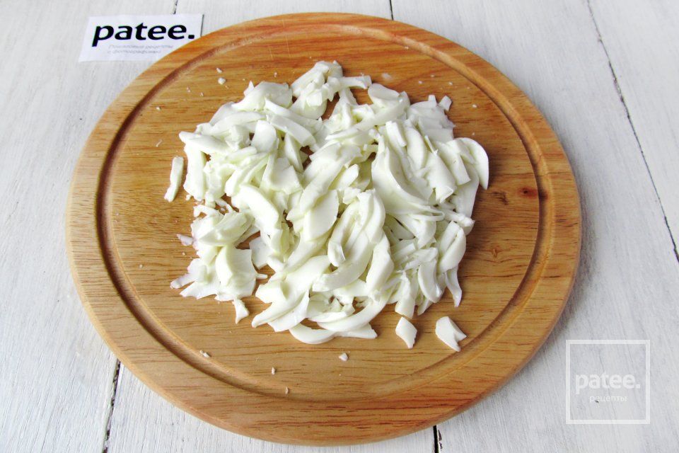 Салат с мясом и краснокочанной капустой - Шаг 5