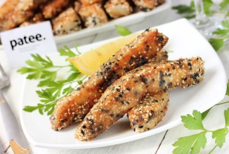 Рыбные палочки в кунжуте