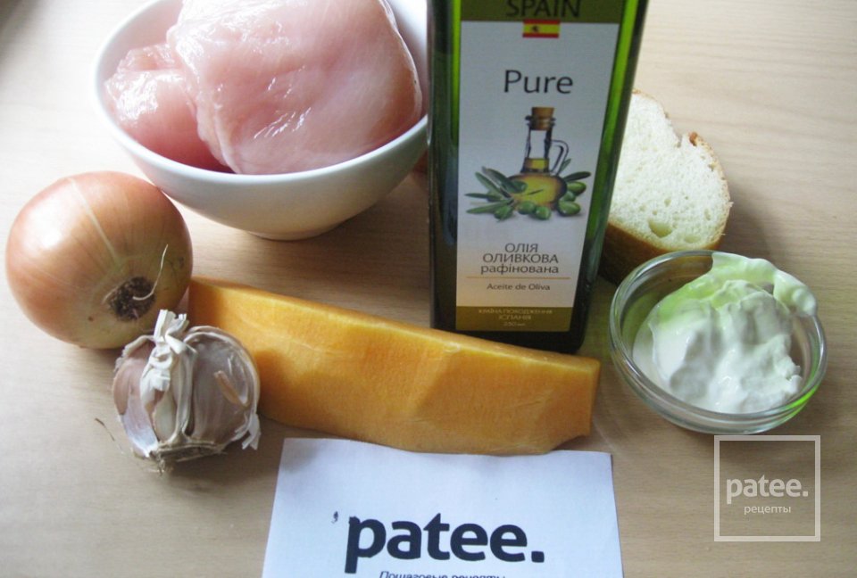 Куриные тефтели с тыквой - Шаг 1