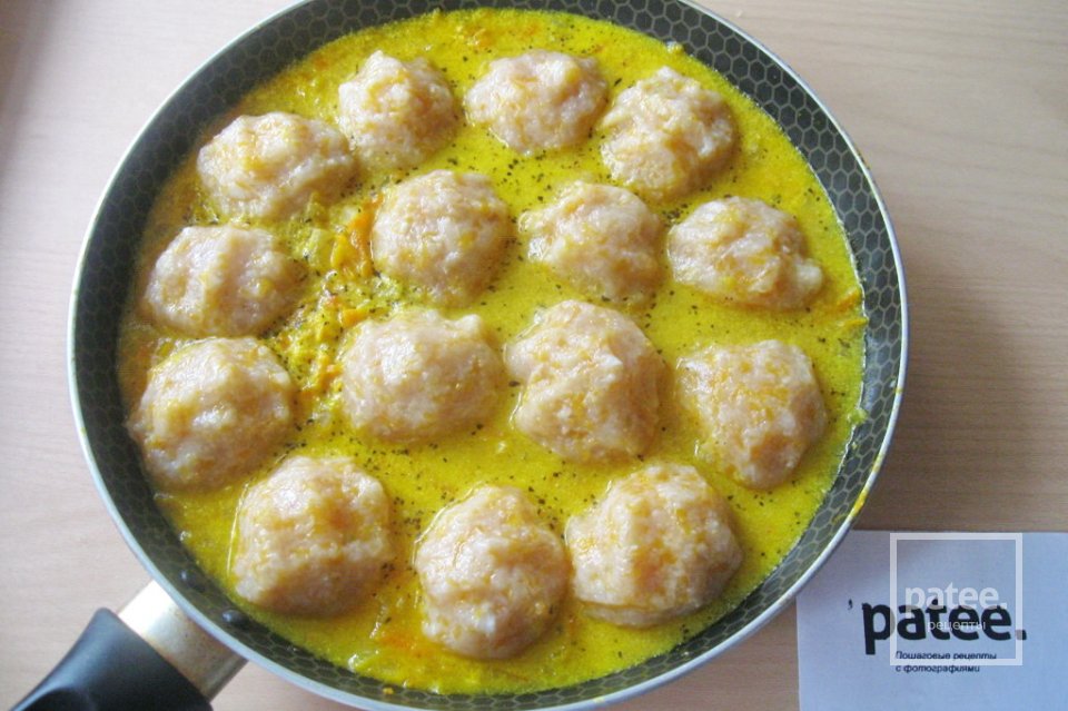 Куриные тефтели с тыквой - Шаг 12