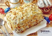 Шоколадный торт с заварным кремом