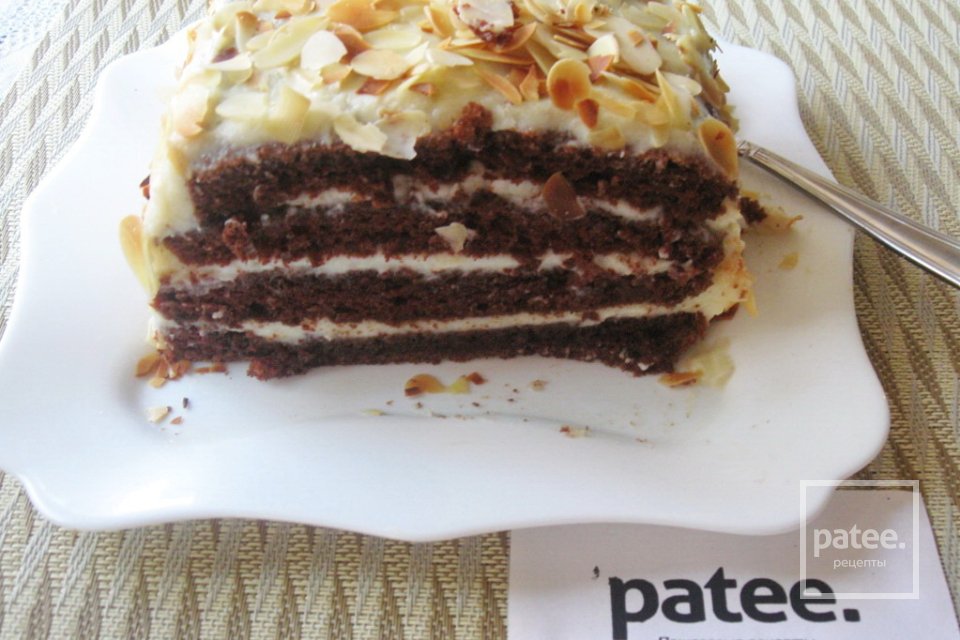 Шоколадный торт с заварным кремом - Шаг 21