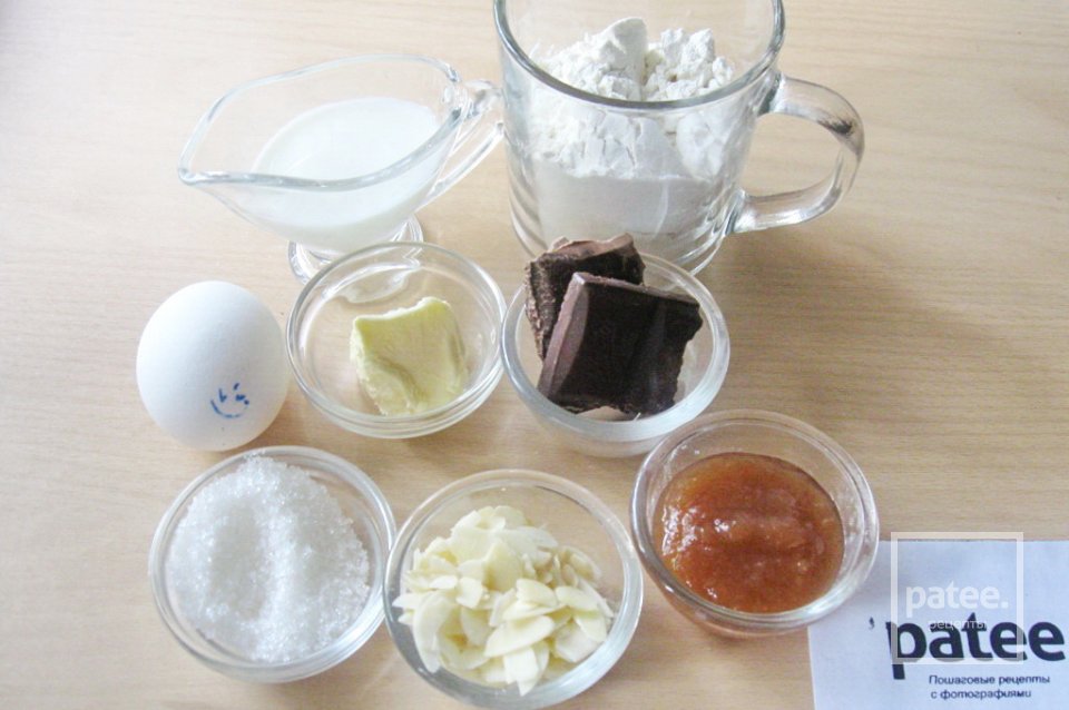 Шоколадный торт с заварным кремом - Шаг 1