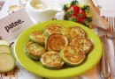 Кабачковые оладьи  в кабачковых кольцах