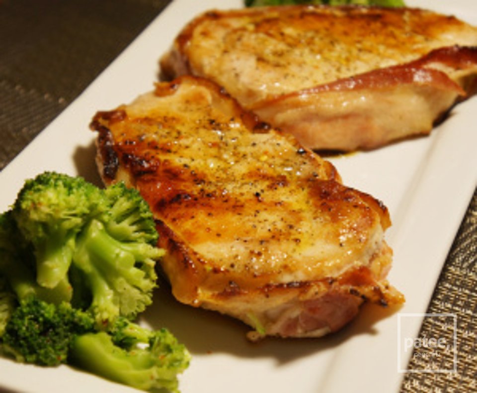 Свиные отбивные с беконом под лаймовым соусом - Шаг 9