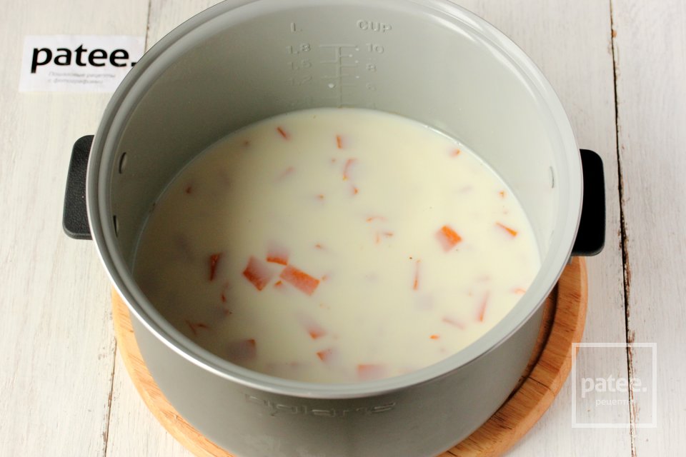 Тыквенная каша с рисом в мультиварке - Шаг 8