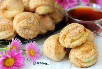 Творожное печенье с сахаром