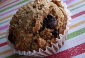 Овсяные кексы с бананом и кокосовой стружкой