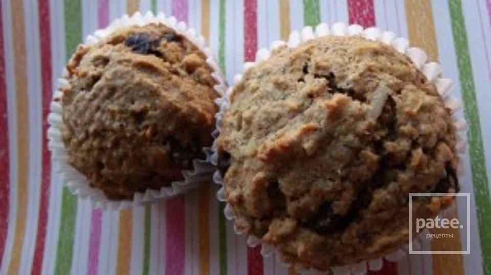 Овсяные кексы с бананом и кокосовой стружкой - Шаг 7