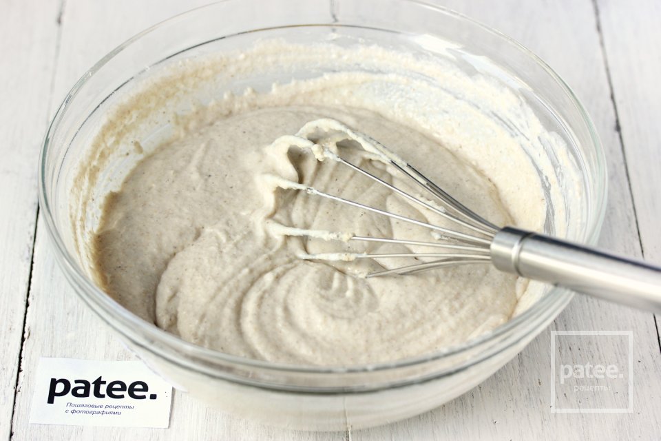 Овсяные оладьи с персиками - Шаг 7