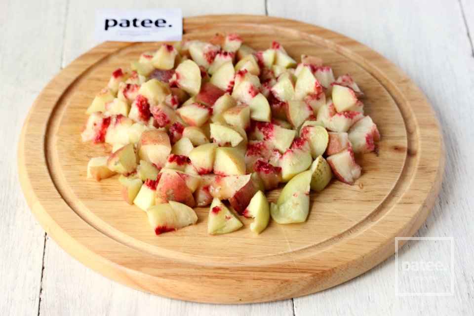 Овсяные оладьи с персиками - Шаг 8