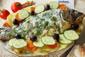 Карп, запеченный в фольге