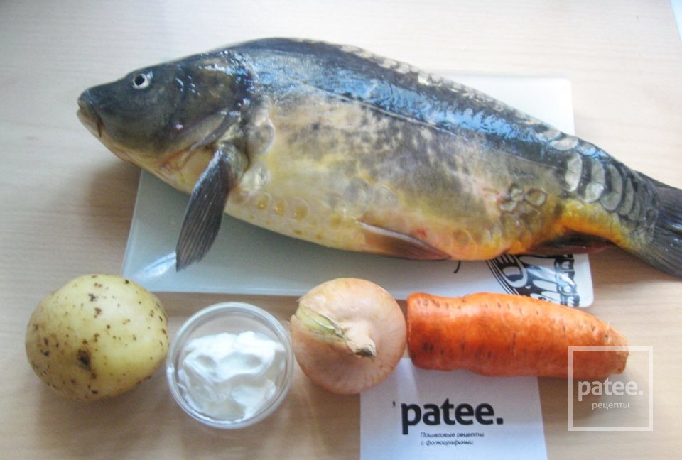 Карп, запеченный в фольге - Шаг 1