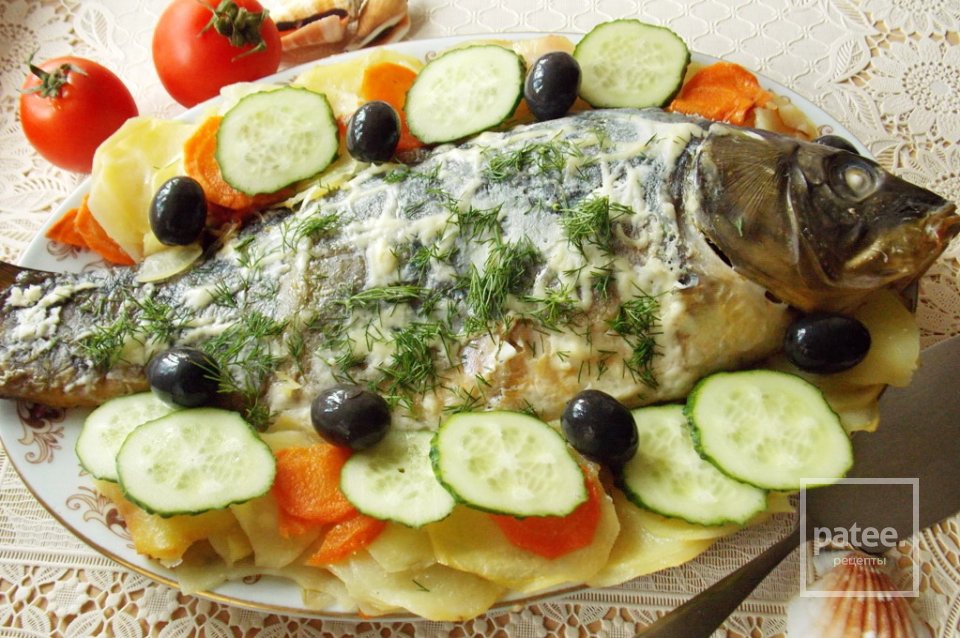 Карп, запеченный в фольге - Шаг 12