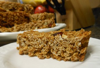 Гранола с клюквой и орехами