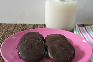 Шоколадно-мятное печенье