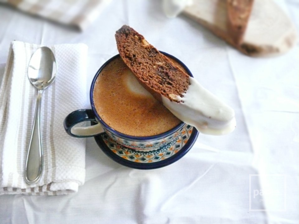 Шоколадные бискотти с макадамией - Шаг 19