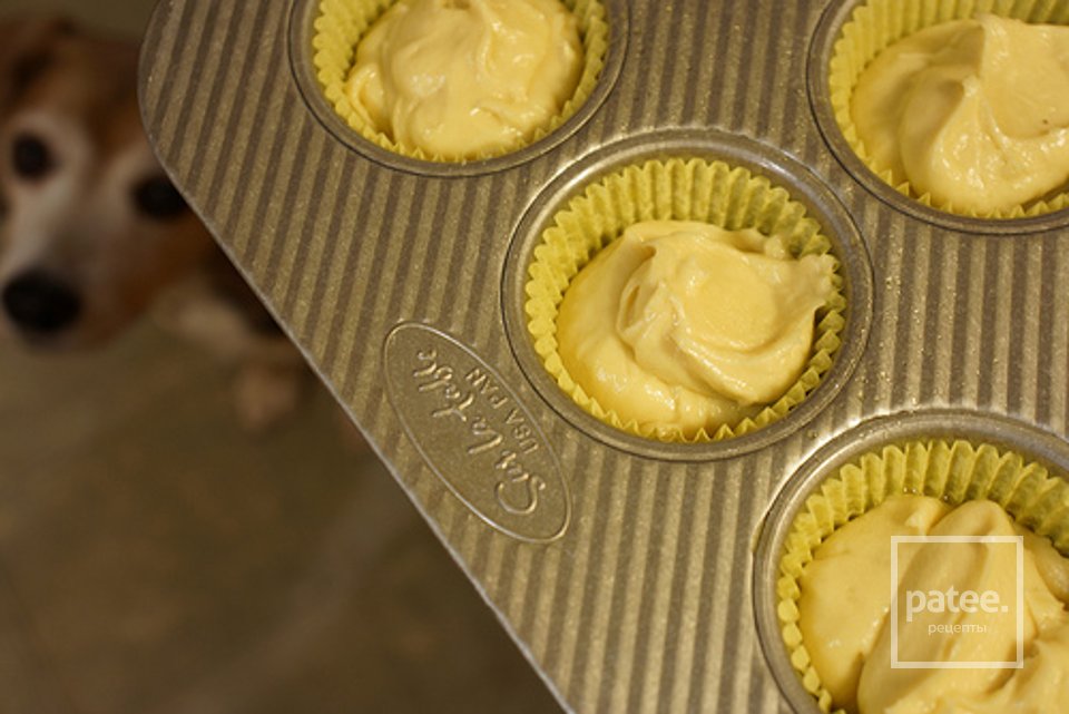 Банановые кексы с ганашем и кремом - Шаг 11