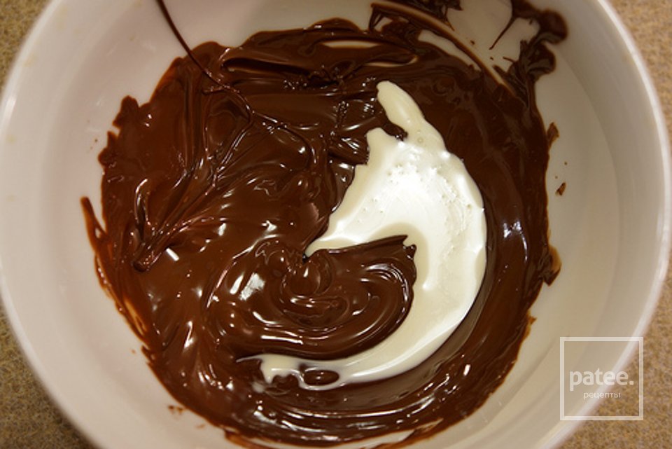 Банановые кексы с ганашем и кремом - Шаг 14