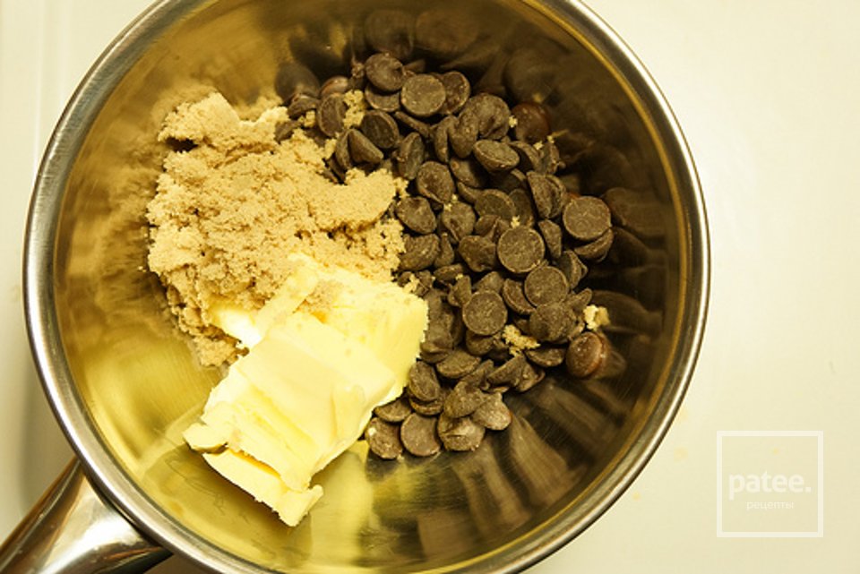 Мятные брауни - Шаг 2